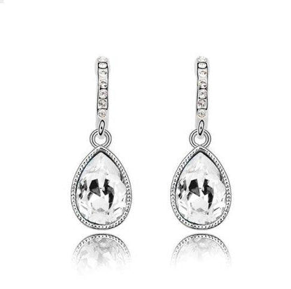 Crystal Teardrop Earrings