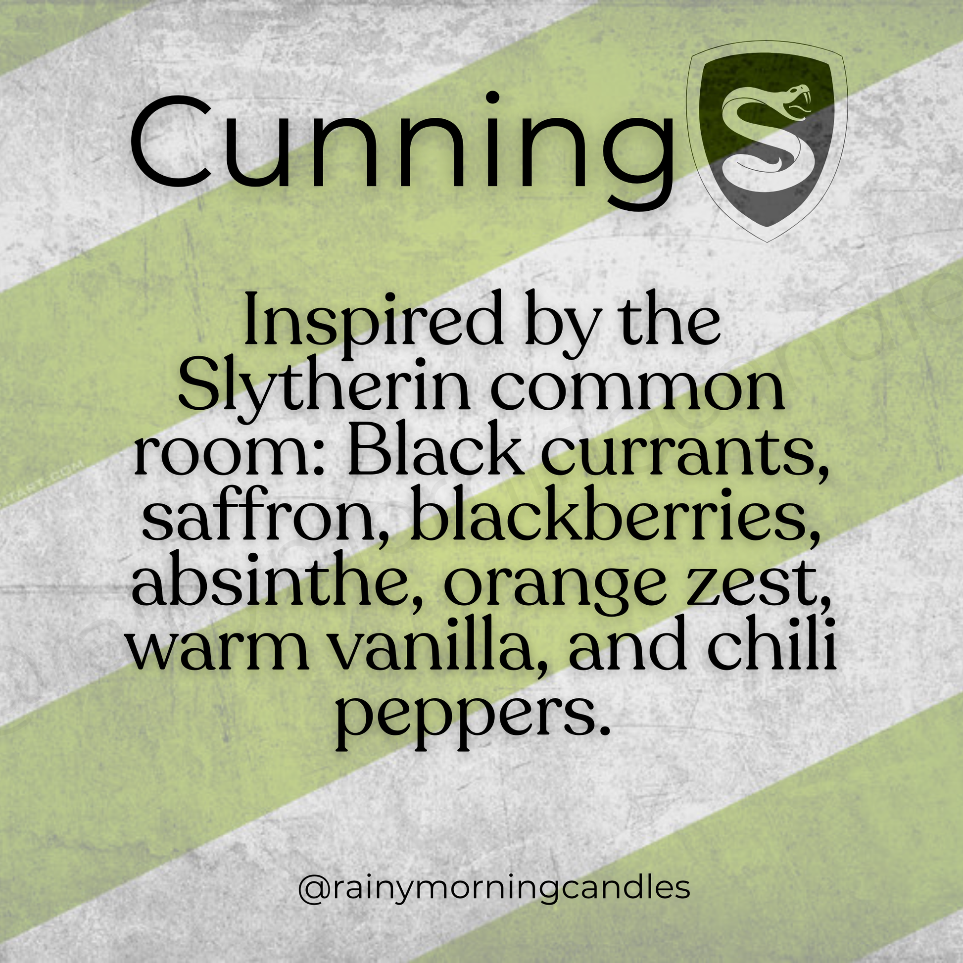 Cunning | Sorting Collection | HP Inspired Wax Melts Rainy Morning Candles