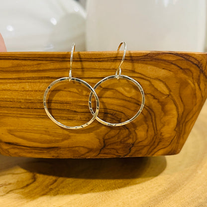14k gold filled or sterling silver SMALL HOOP EARRINGS