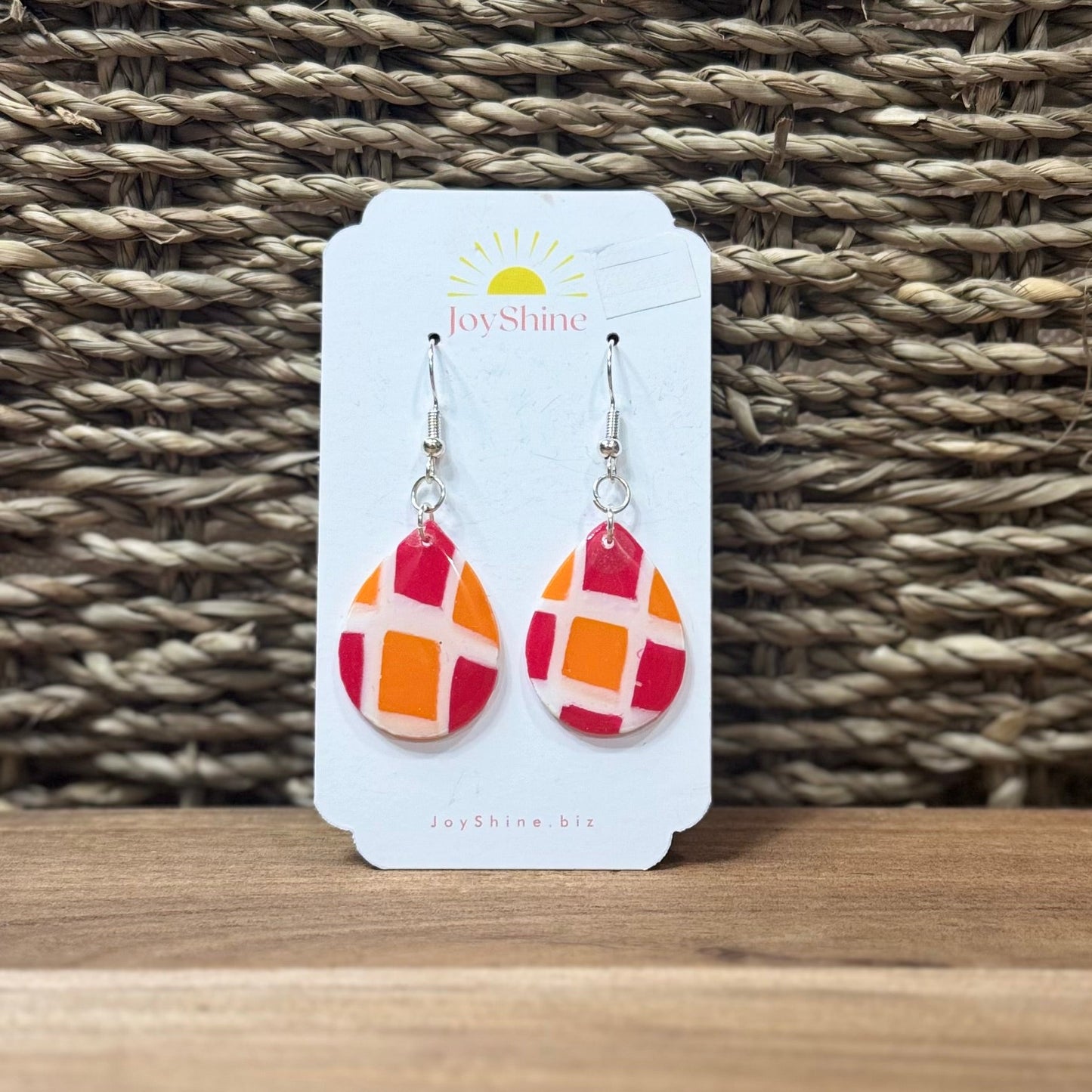 Citrus Glow Earrings | Handmade Polymer Clay Earrings | JoyShine