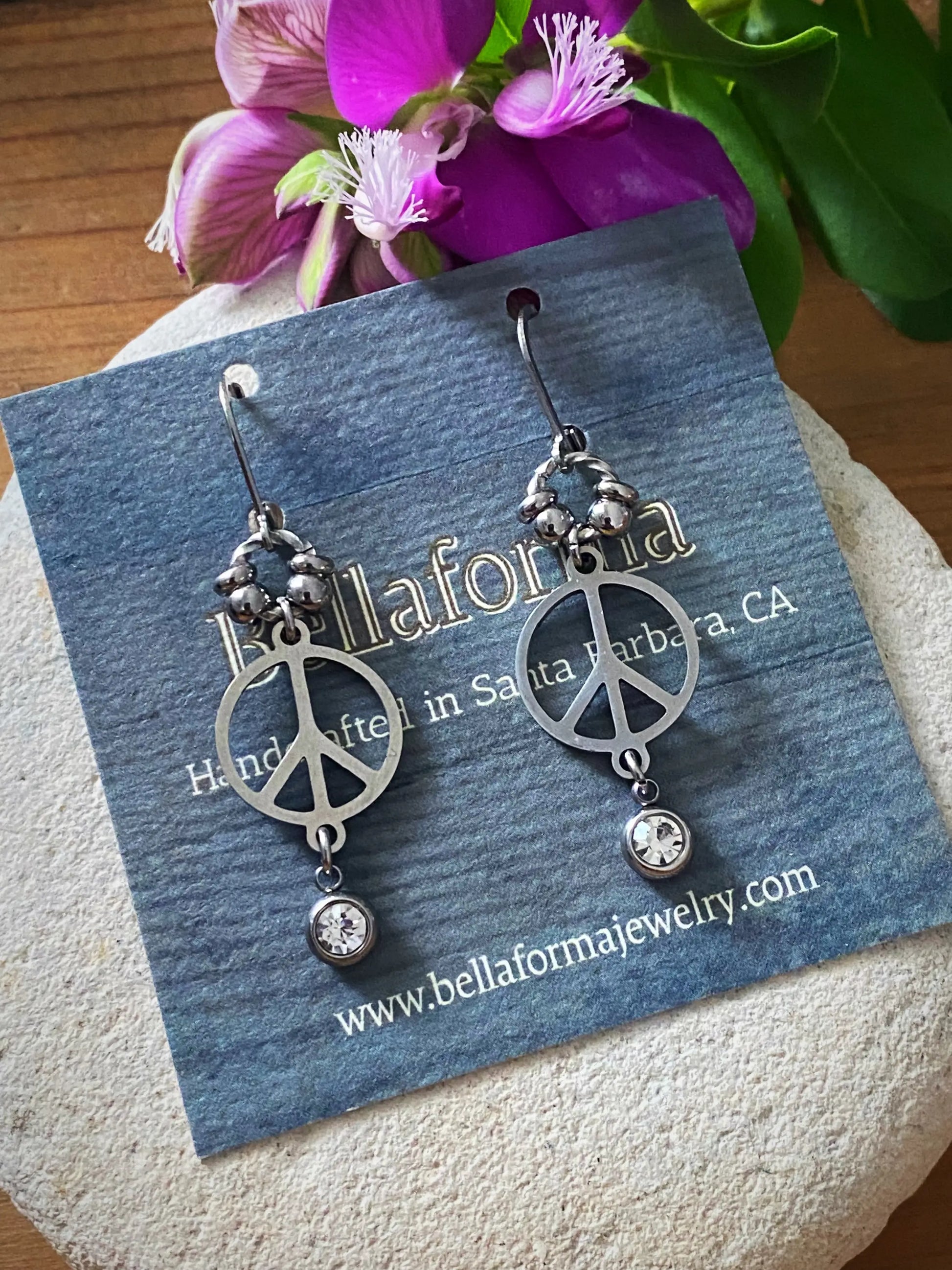 PEACE EARRINGS Bellaforma Jewelry