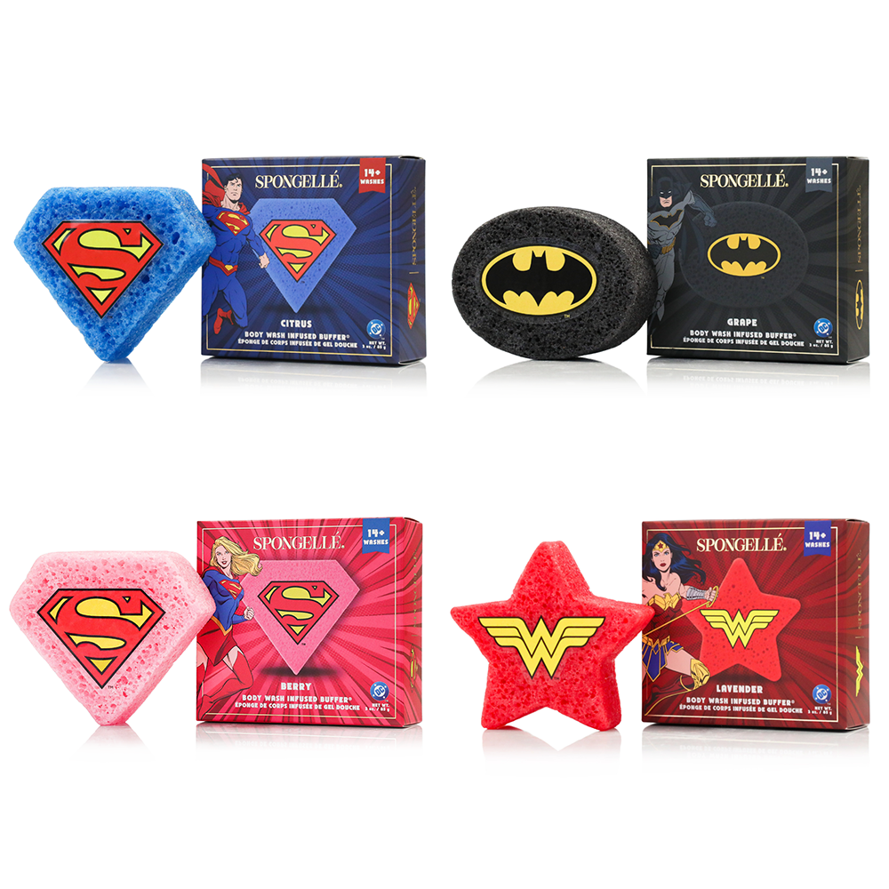 DC Superhero Body Buffer Assorted Pack Spongellé