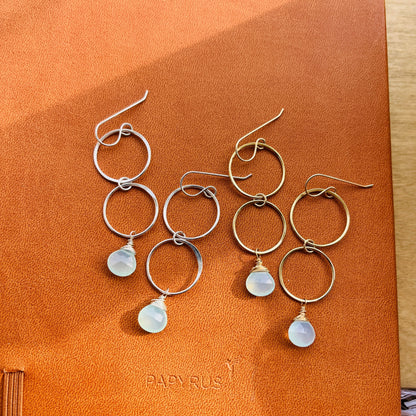 SAL CHALCEDONY EARRINGS