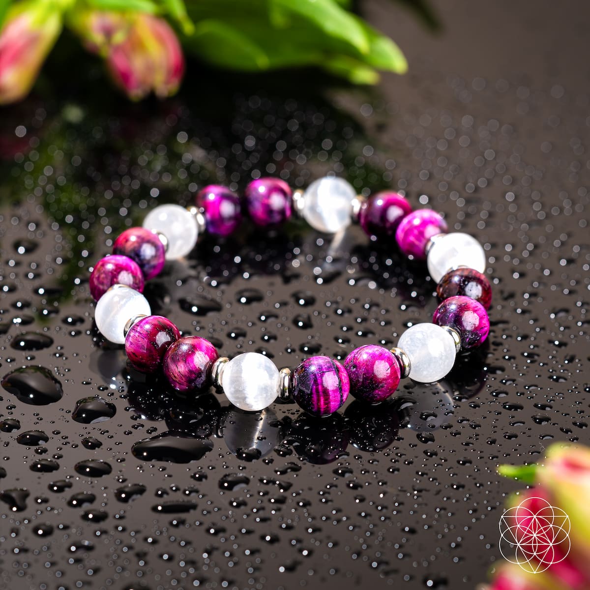 Shape Your Future – Pink Galaxy Tiger’s Eye Bracelet Conscious Items