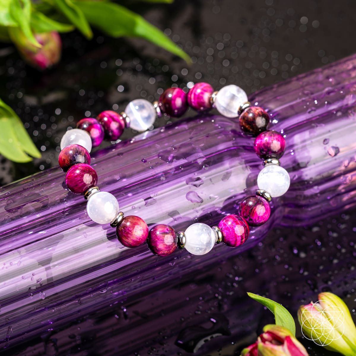 Shape Your Future – Pink Galaxy Tiger’s Eye Bracelet Conscious Items