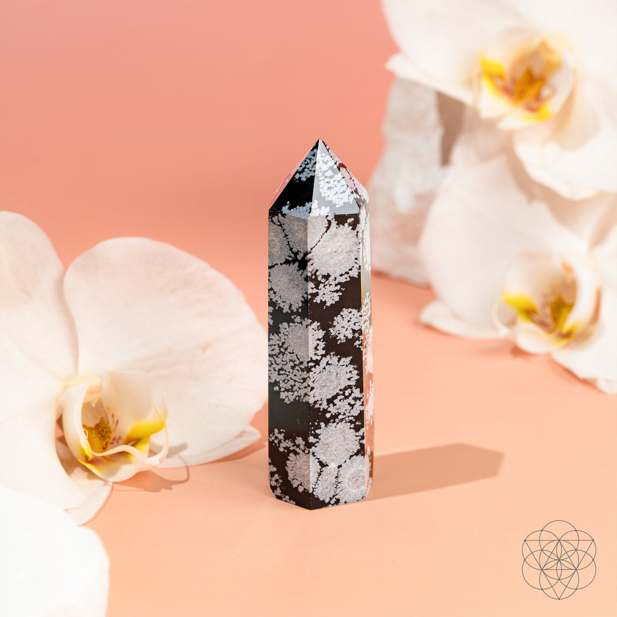 Spiritual Bodyguard - Snowflake Obsidian Point Conscious Items