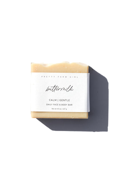 Fragrance Free Handmade Tallow + Goat Milk Soap Bar Trio Pretty farm girl