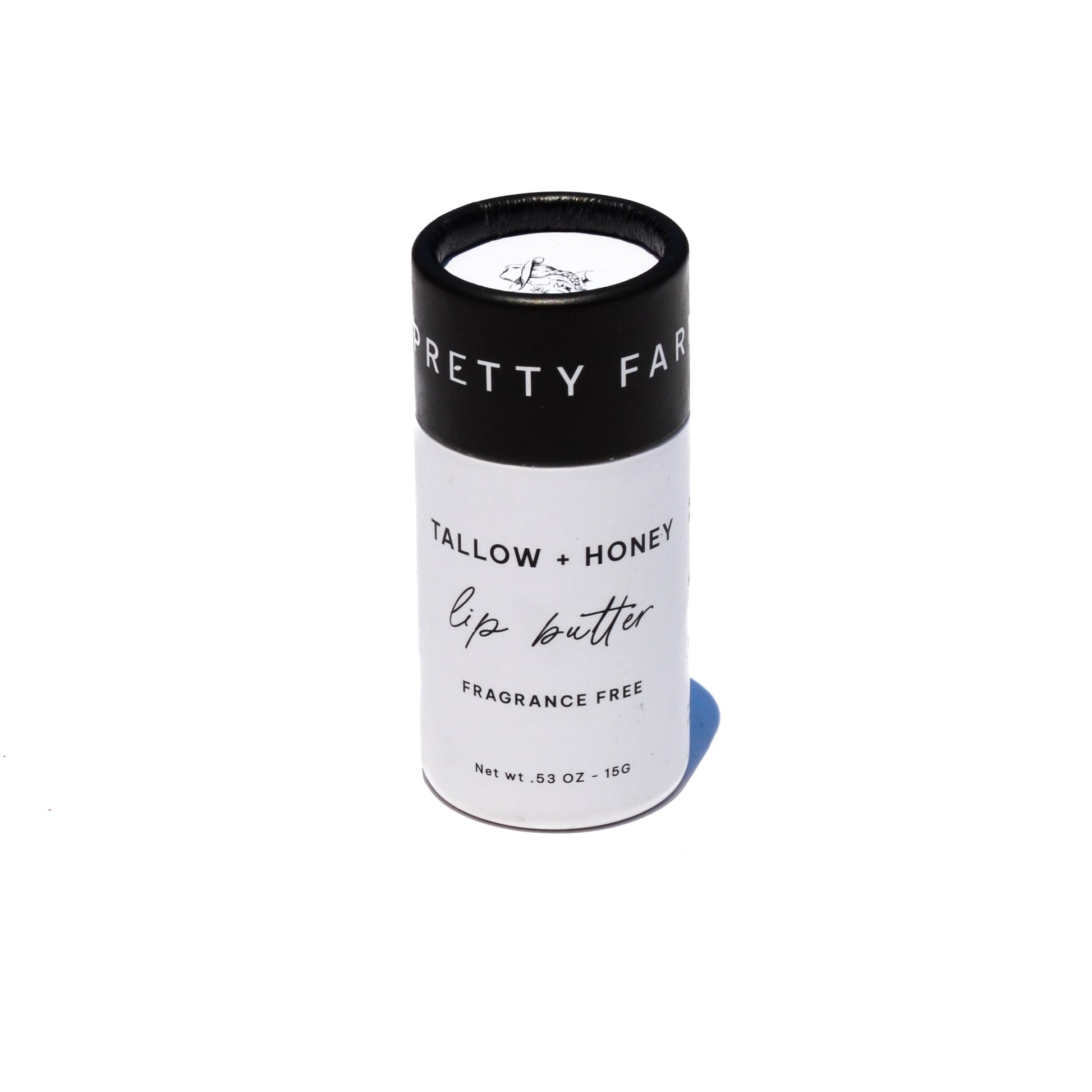Fragrance Free Tallow + Honey Lip Butter in Eco-Friendly Travel Tubes Pretty farm girl