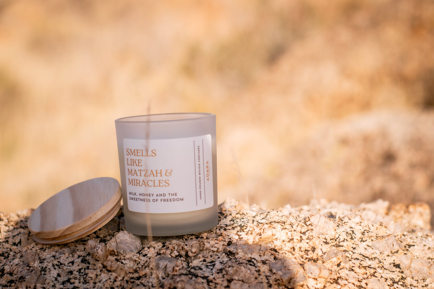 Smells Like Matzah & Miracles - Milk, Honey, And The Sweetness of Freedom Scented Candle Adara Rituals