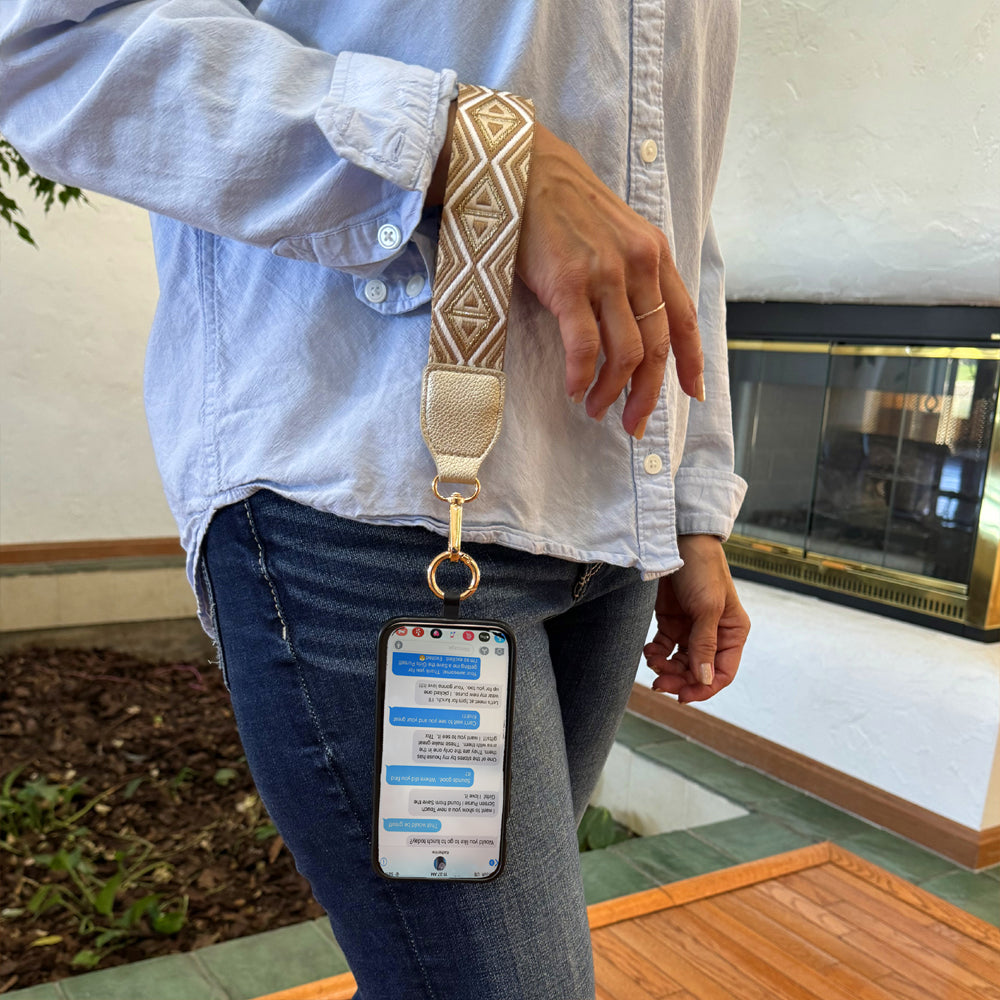 Clip & Go Strap w/RFID Pouch Diamond Pattern SaveTheGirls