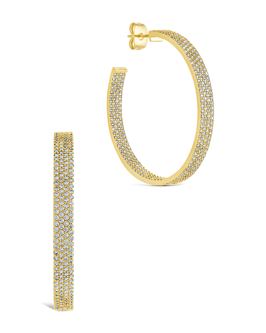 Velma CZ Statement Hoops