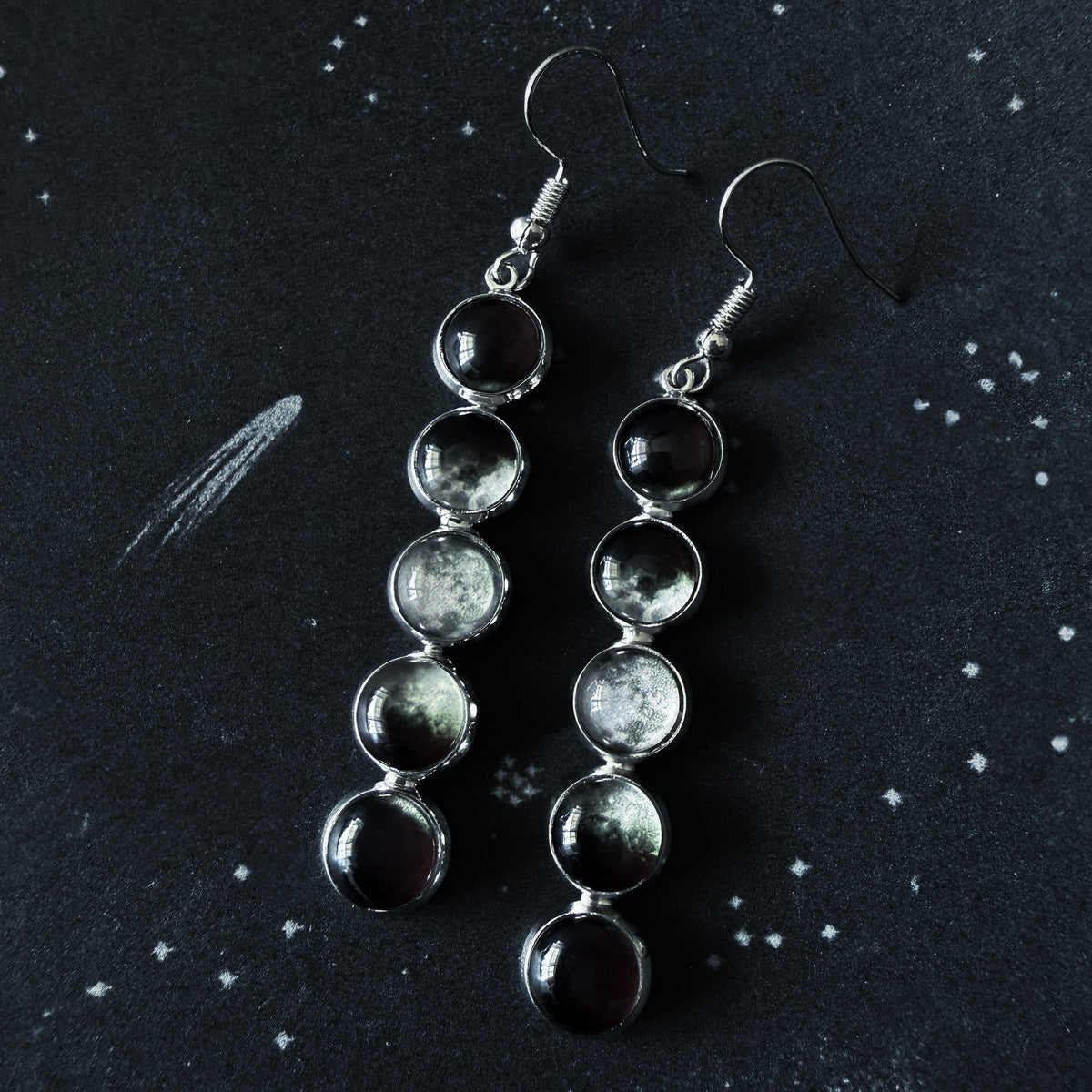 Moon Phase Earrings
