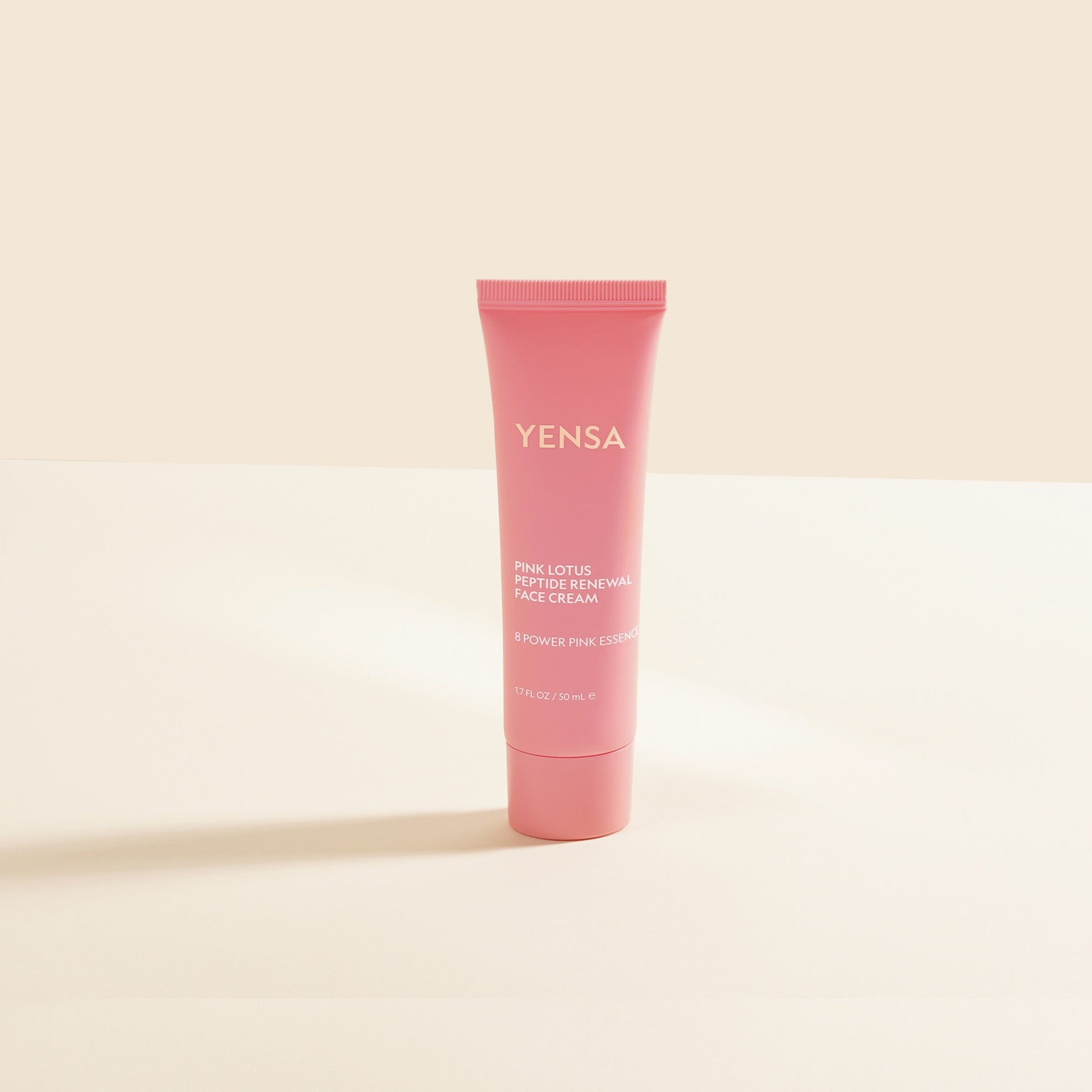Pink Lotus Peptide Renewal Face Cream Brighten Skin And Firm YENSA