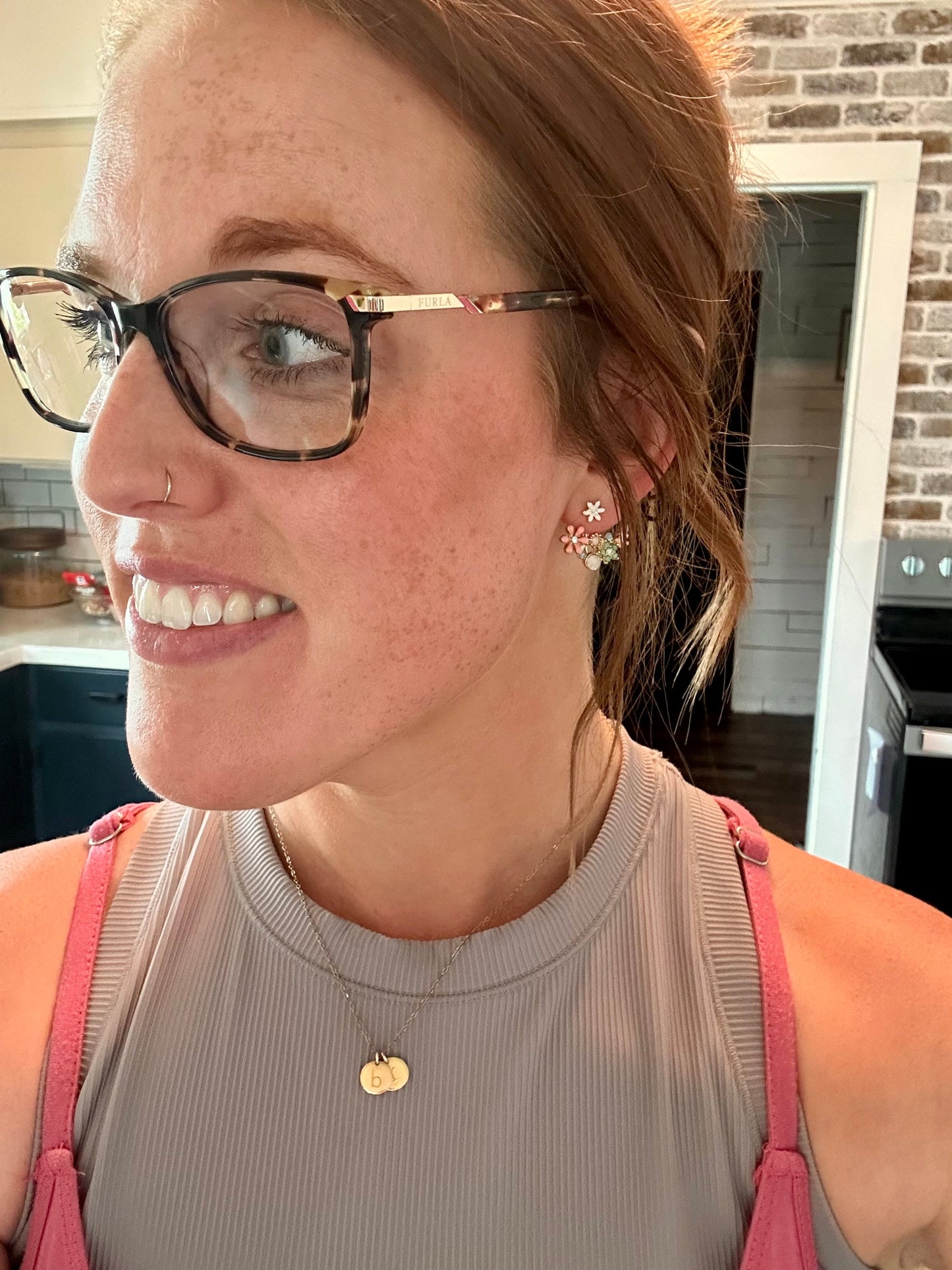 Beautiful Flower Jacket Earrings Rooted Home Goods