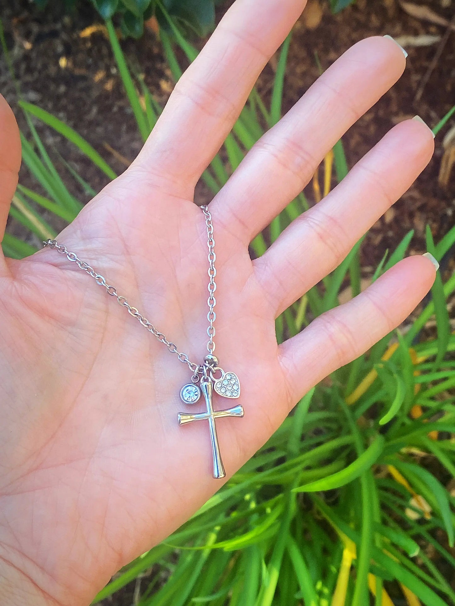 DAINTY CROSS NECKLACE Bellaforma Jewelry