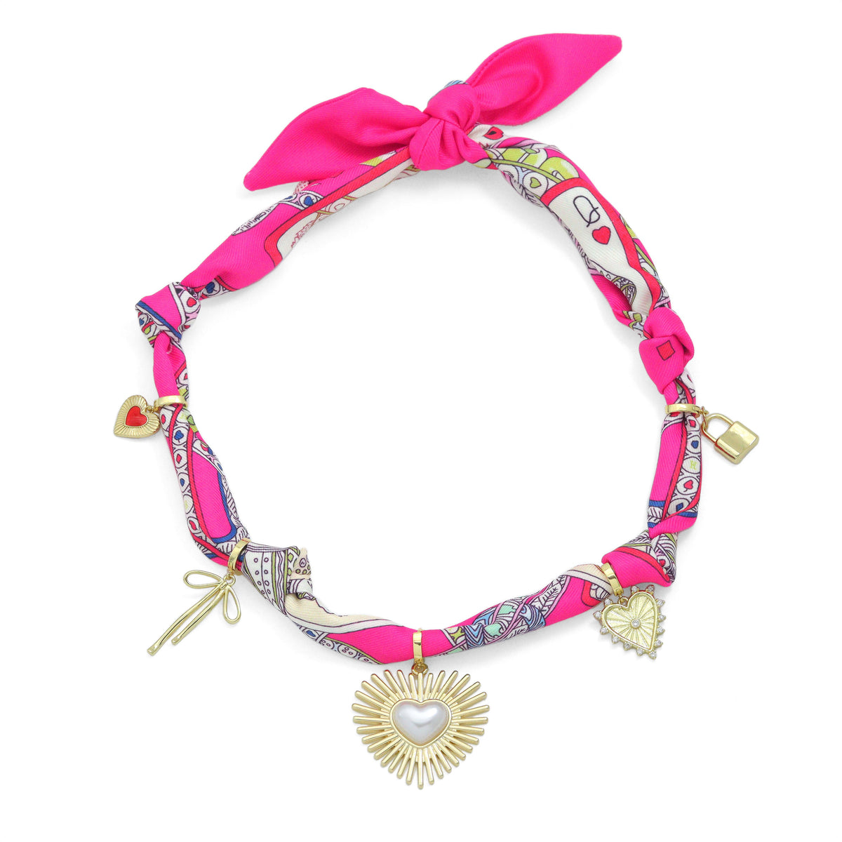 Convertible Scarf Necklace, Adjustable Silk Scarf Statement Necklace, sku#EF806-1
