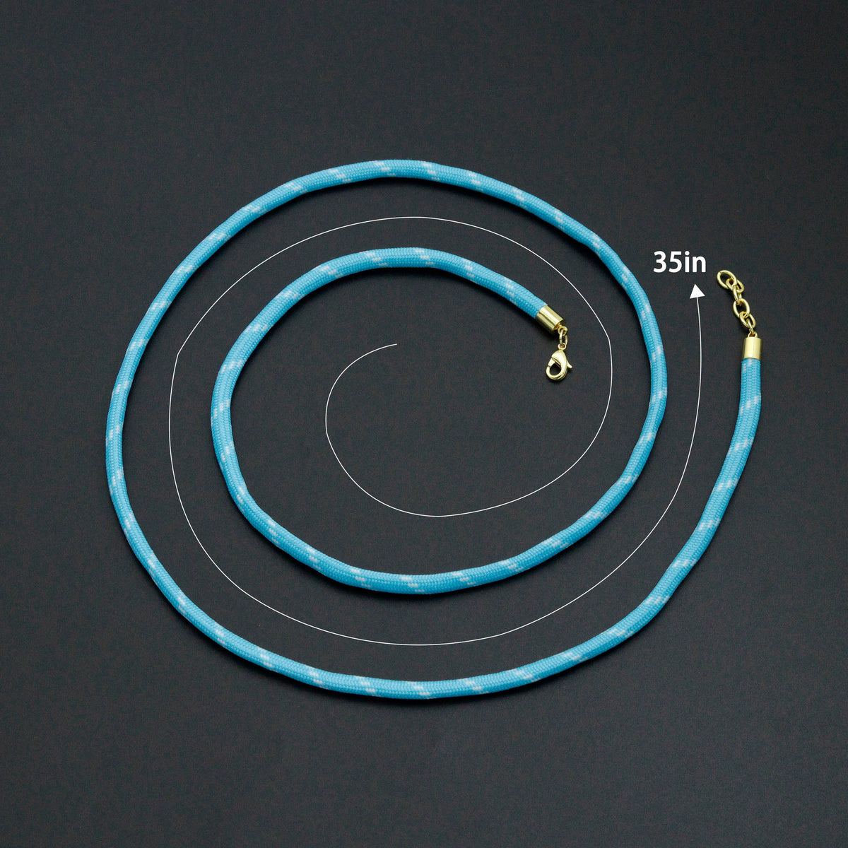 Vibrant Rope Cord Bracelet Necklace, Cord Necklace Bracelet, sku#EF830