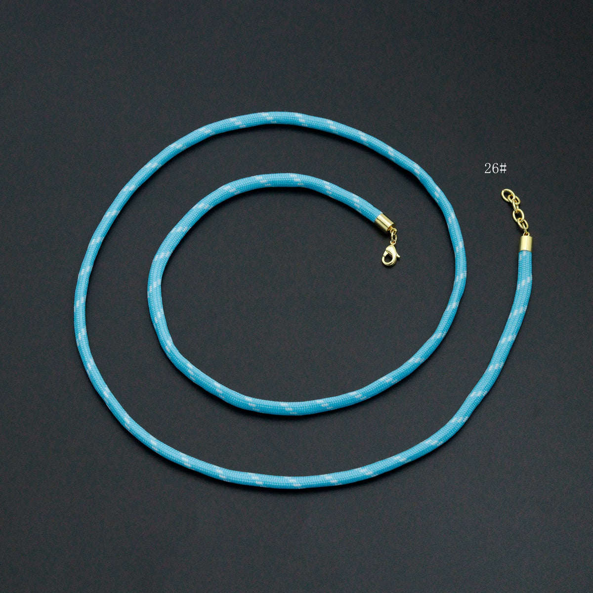 Vibrant Rope Cord Bracelet Necklace, Cord Necklace Bracelet, sku#EF830