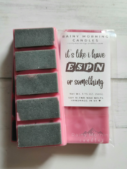 It's Like I Have ESPN or Something | Mean Girls Inspired Wax Melts Rainy Morning Candles