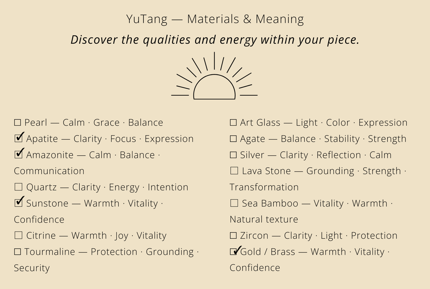 Aurora Solstice Necklace Maison YuTang