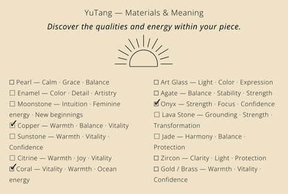 Ivory & Noir Relic Drops Maison YuTang