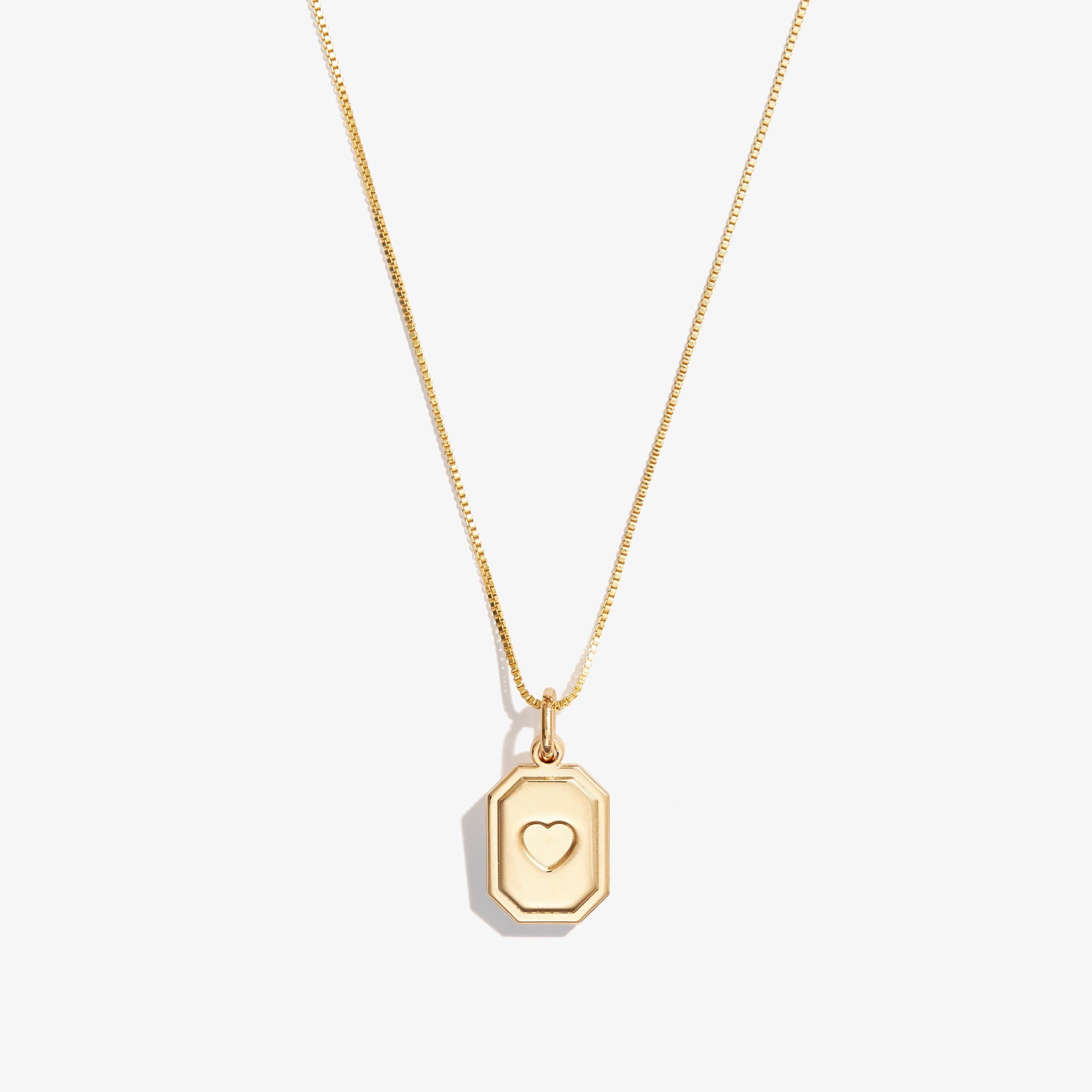 Slider Tag Heart Charm Necklace, 21'' ALEX AND ANI