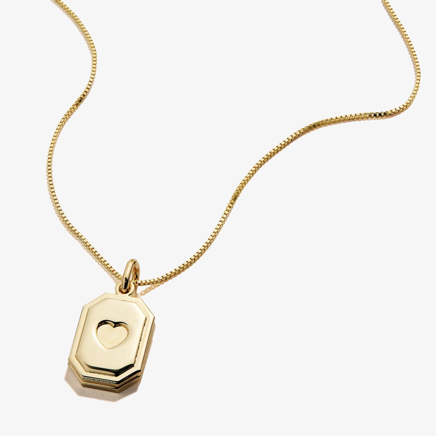 Slider Tag Heart Charm Necklace, 21'' ALEX AND ANI