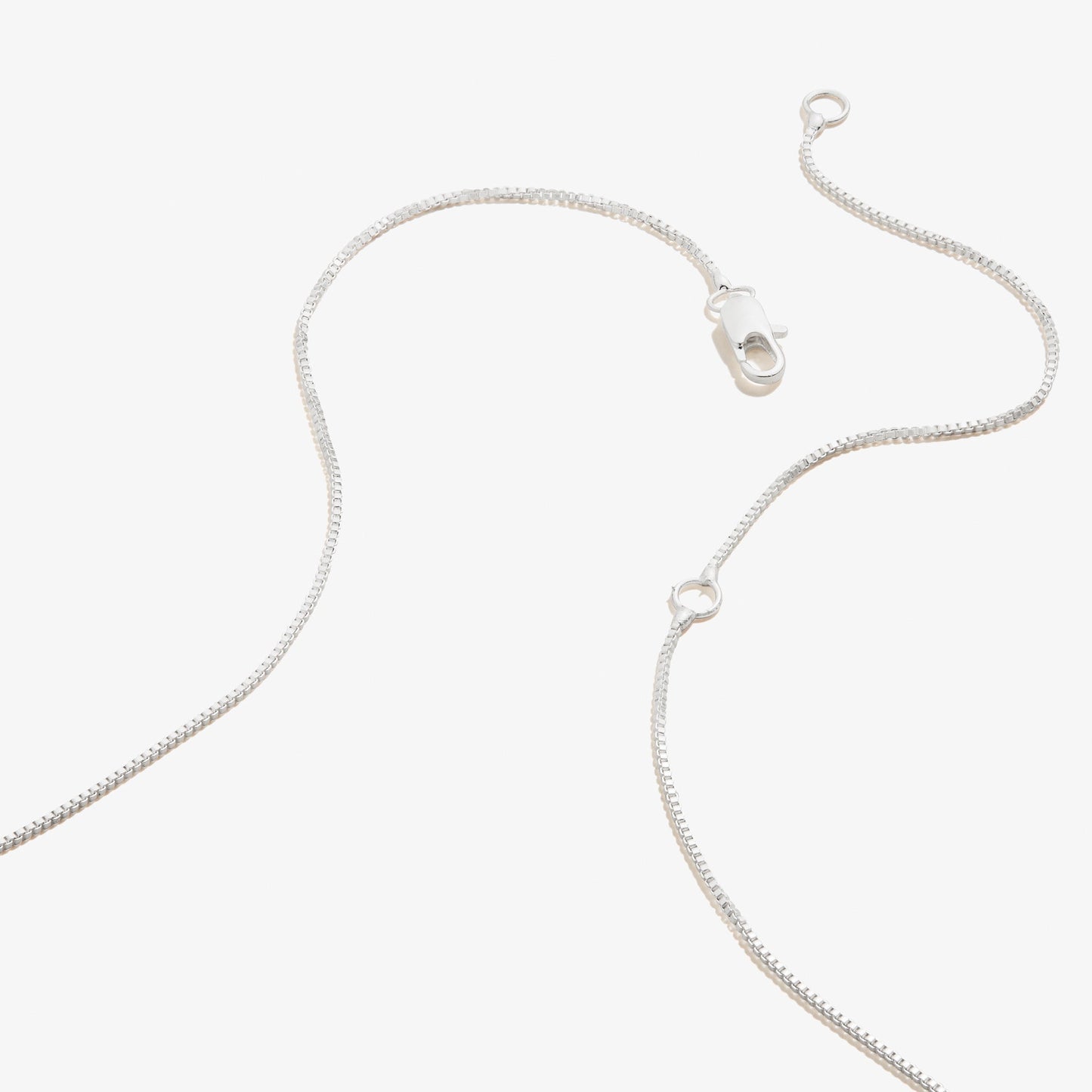 Slider Tag Heart Charm Necklace, 21'' ALEX AND ANI