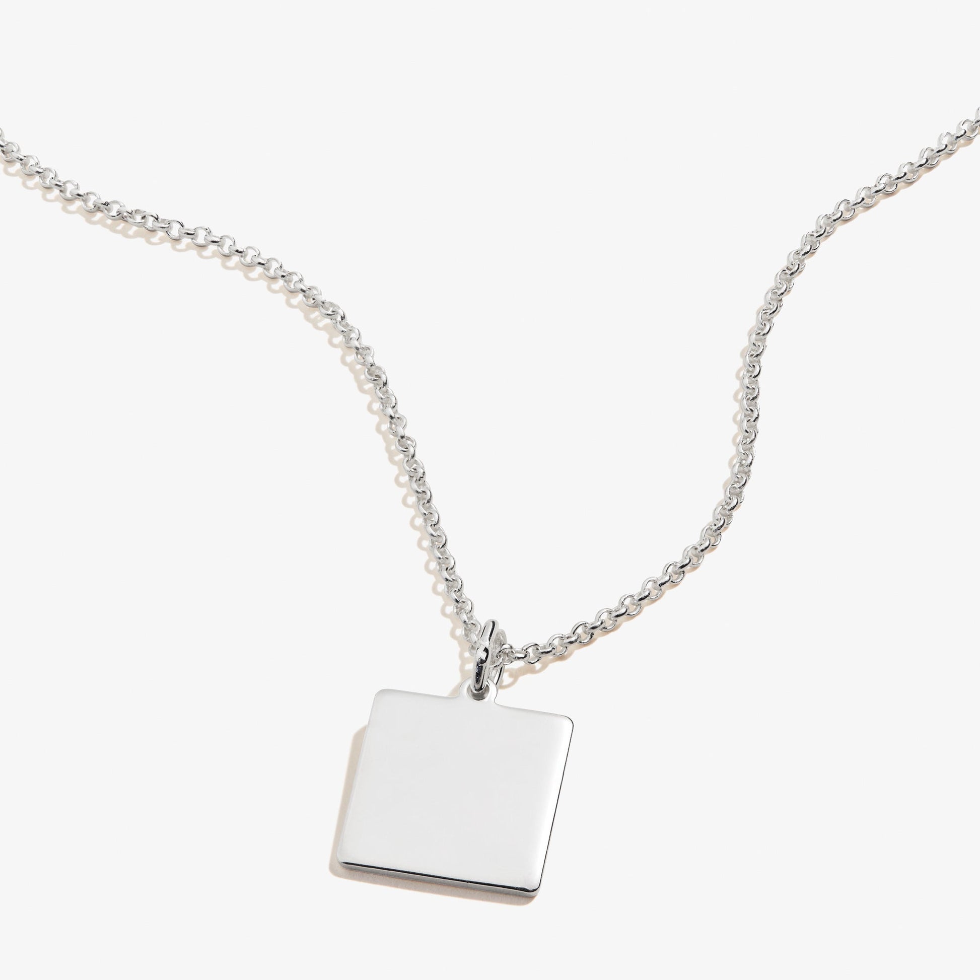 Square Charm Necklace, 21'' ALEX AND ANI