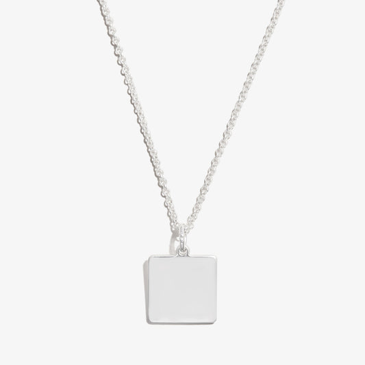 Square Charm Necklace, 21'' ALEX AND ANI