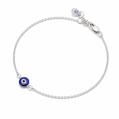 Evil Eye Bracelet w Swarovski Clasp