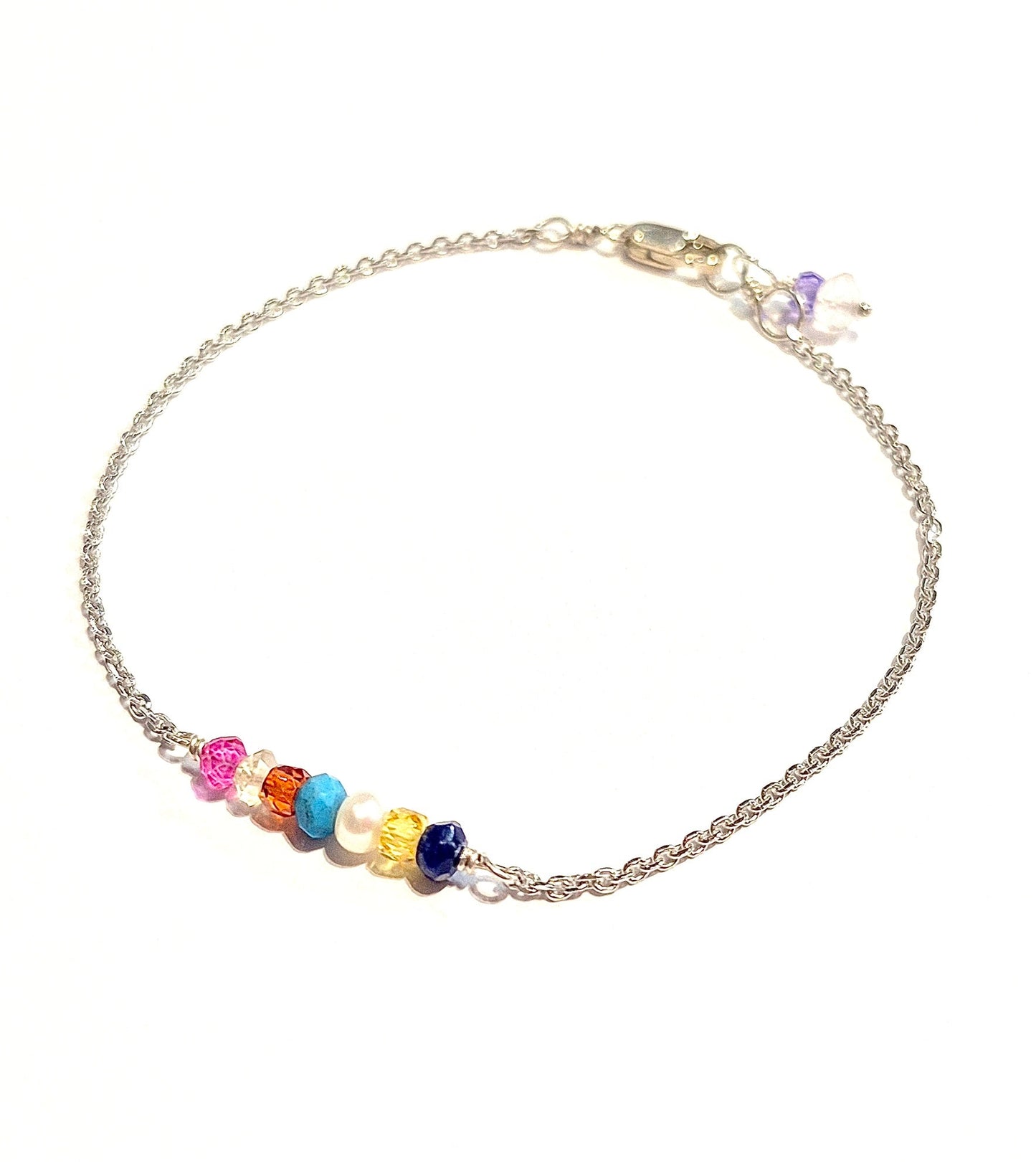 Pregnancy Stones bracelet with Swarovski Clasp