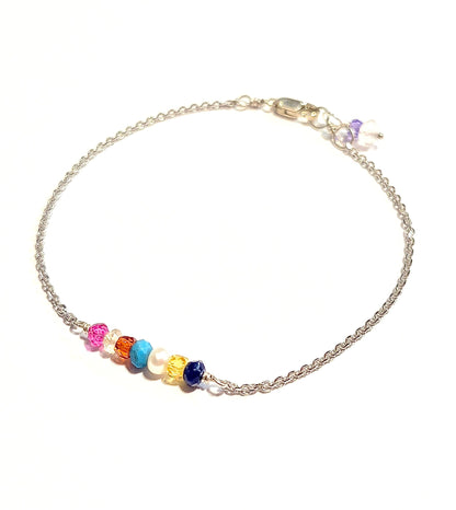 Pregnancy Stones bracelet with Swarovski Clasp