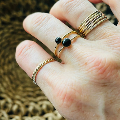 14k gold filled SHORE BAND RING