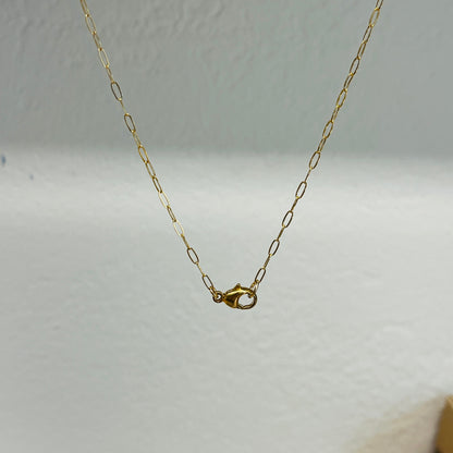 BABY PAPER CLIP CHOKER NECKLACE