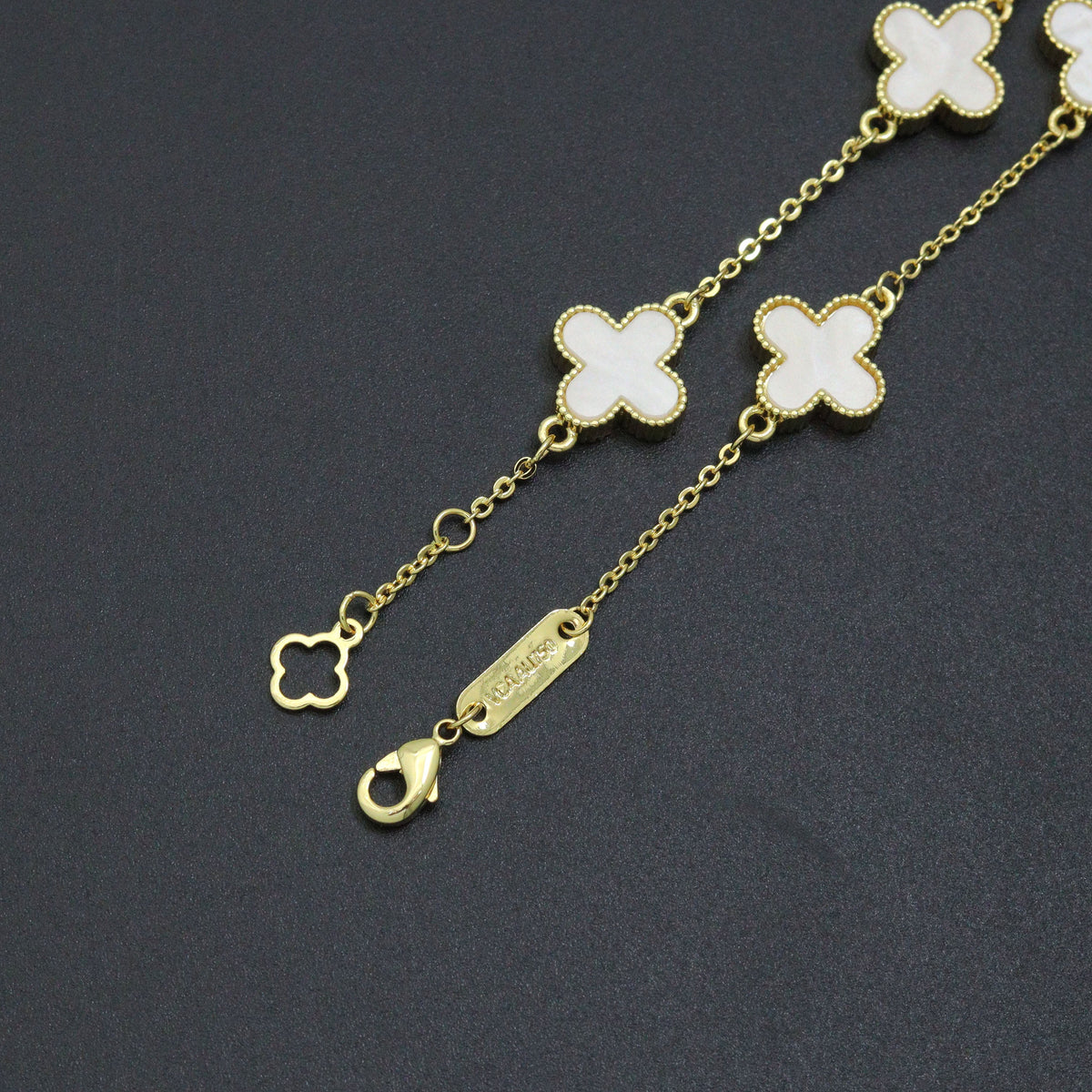 Colorful Flower Chain Bracelet neckclace,  Sku#FH250