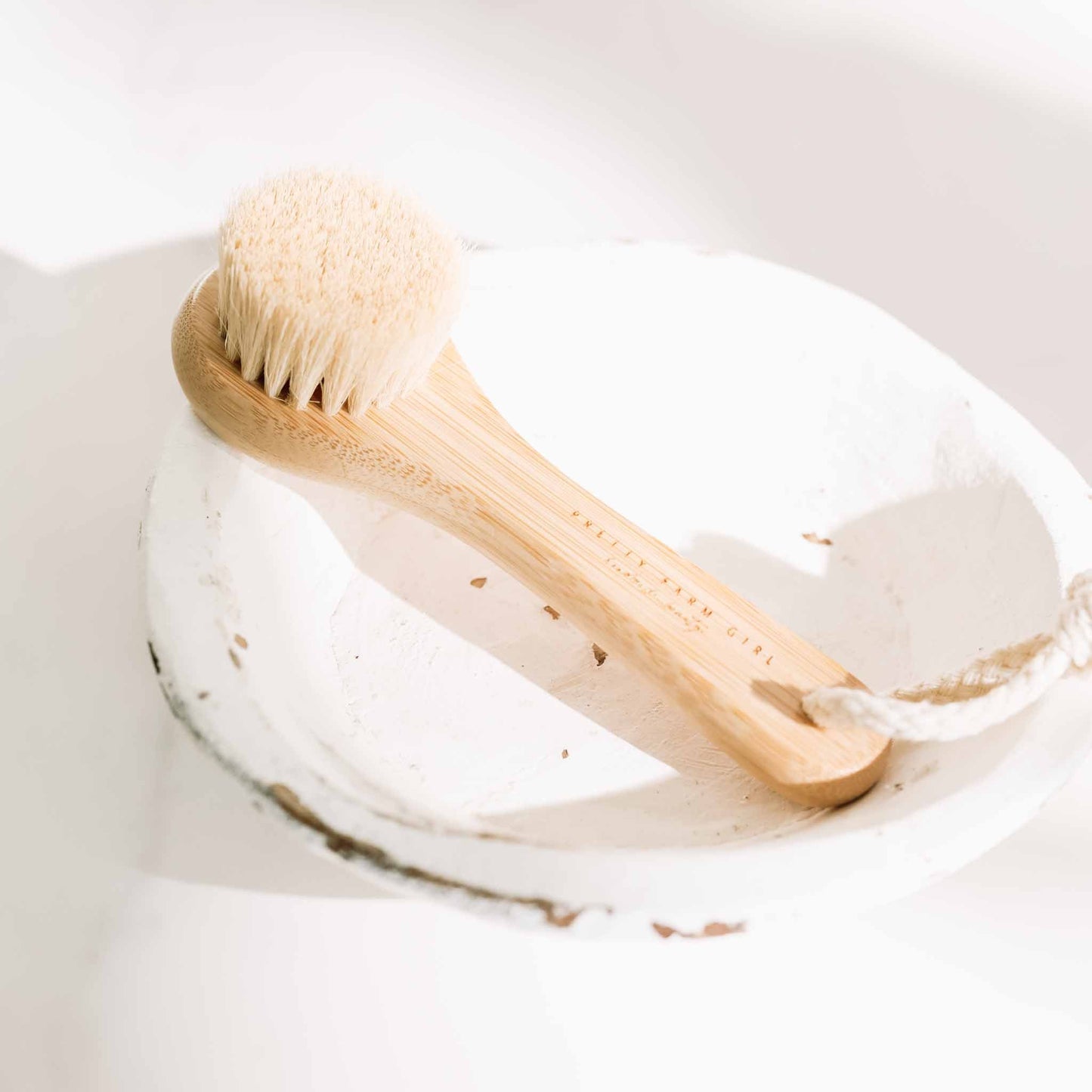 Dry Face Brush Pretty farm girl