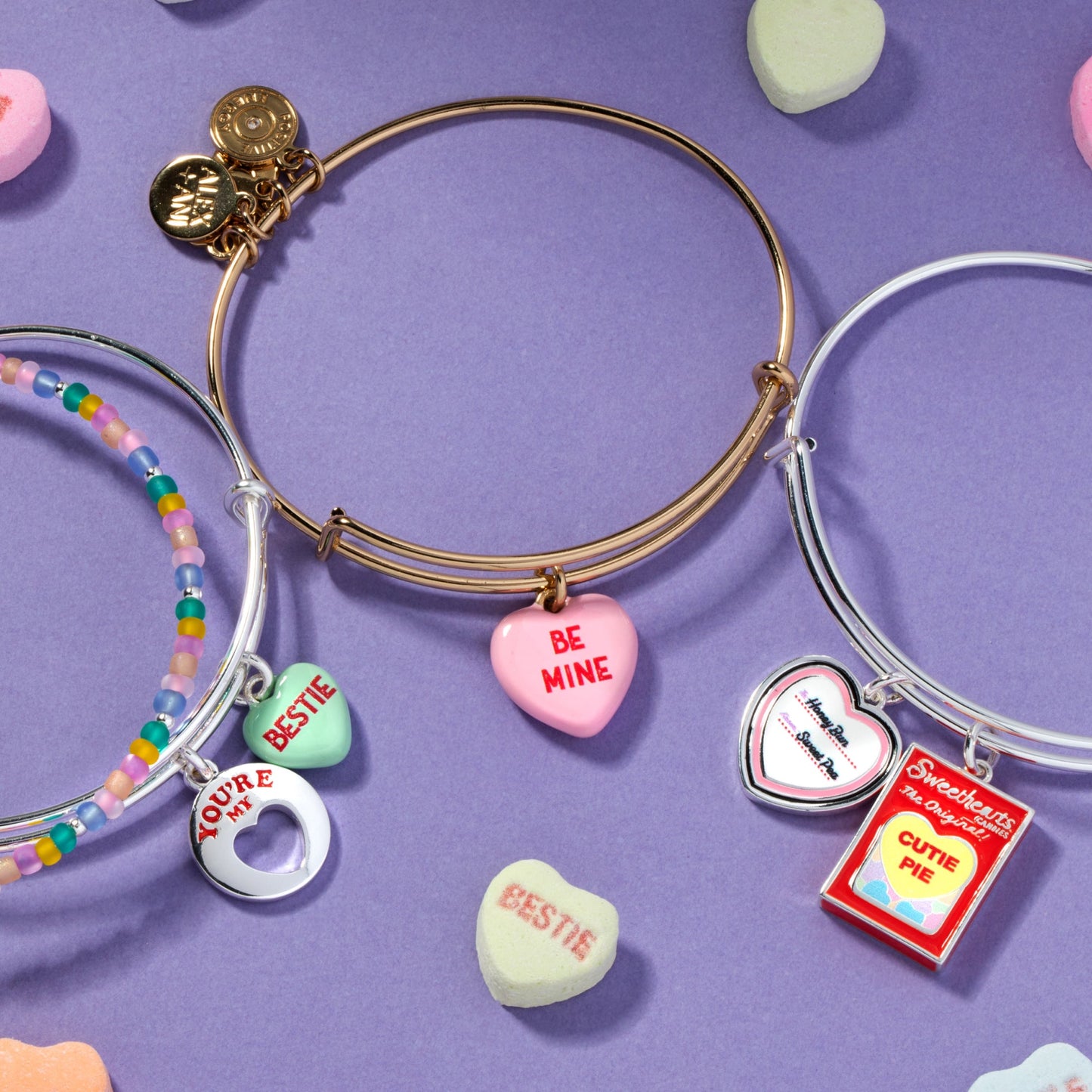 Sweethearts® 'Be Mine' Charm Bangle ALEX AND ANI