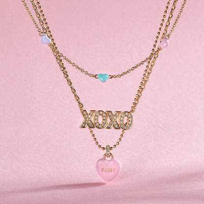 Sweethearts® Triple-Strand Charm Necklace ALEX AND ANI