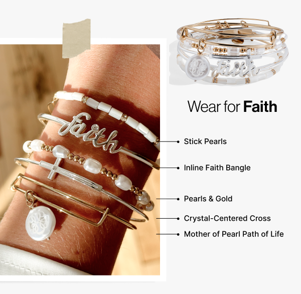 Faith Bracelets Set of 5 ALEX AND ANI