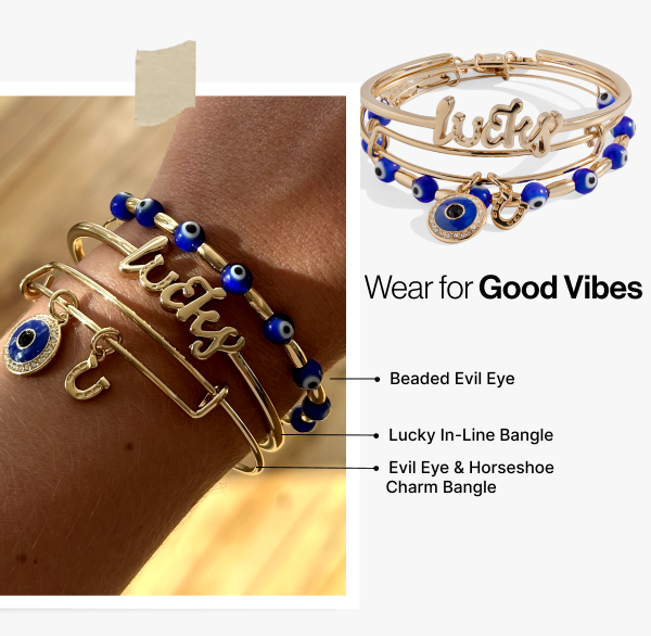 Evil Eye Bangles Set of 3 ALEX AND ANI