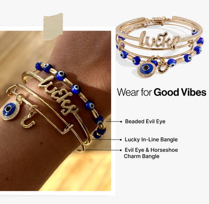 Evil Eye Bangles Set of 3 ALEX AND ANI