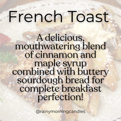 French Toast | Wax Melts Rainy Morning Candles