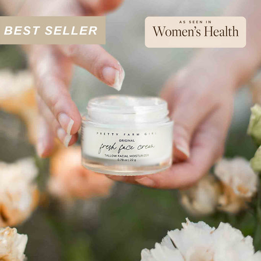 Fresh Face Cream Anti-Aging Tallow Moisturizer Pretty farm girl