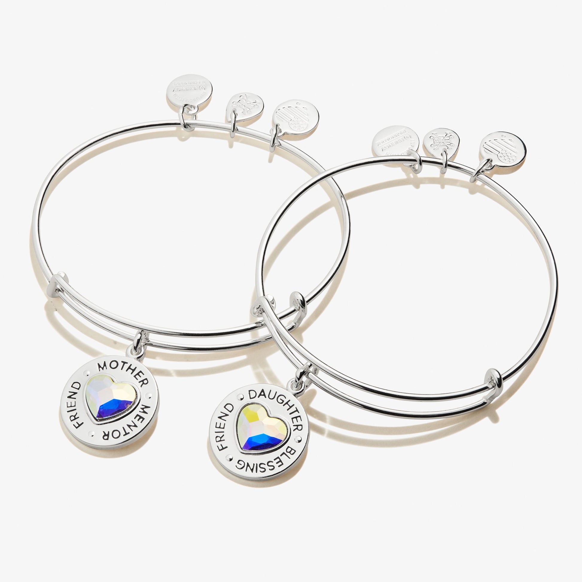 Mother Daughter Charm Bangles, Set of 2 ALEX AND ANI