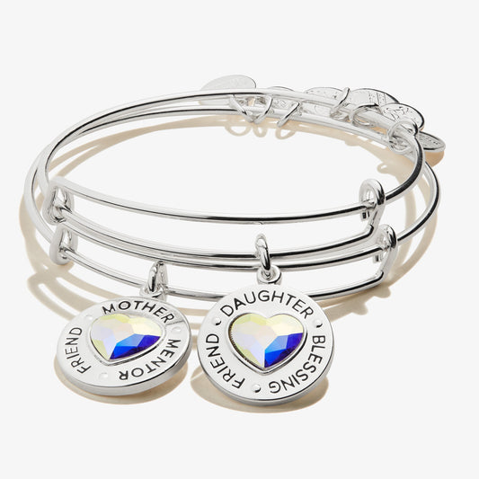 Mother Daughter Charm Bangles, Set of 2 ALEX AND ANI