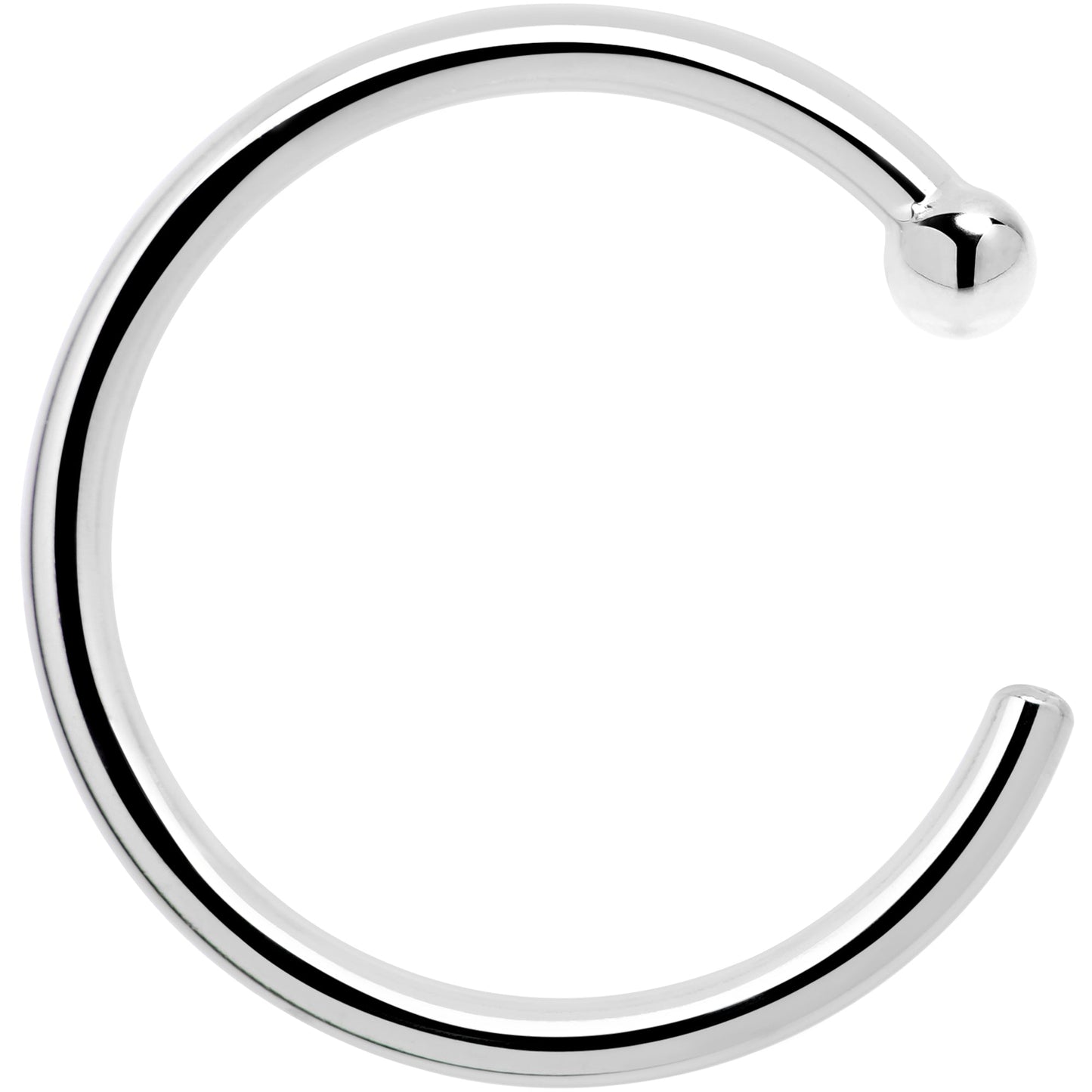 Real Platinum Nose Hoop - Hypoallergenic & Luxurious BodyCandy