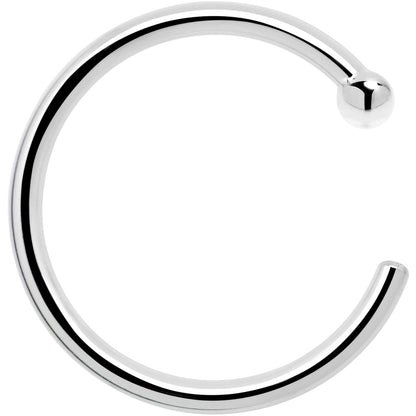 Real Platinum Nose Hoop - Hypoallergenic & Luxurious BodyCandy