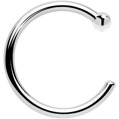 Real Platinum Nose Hoop - Hypoallergenic & Luxurious BodyCandy