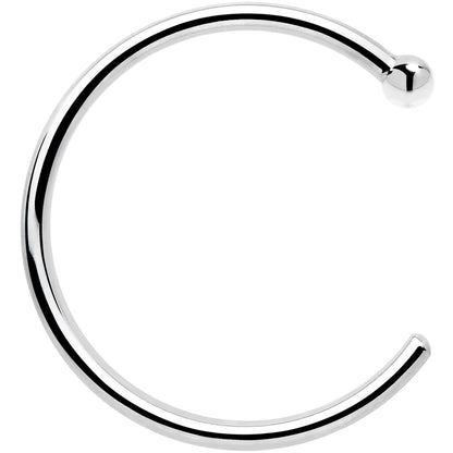 Real Platinum Nose Hoop - Hypoallergenic & Luxurious BodyCandy